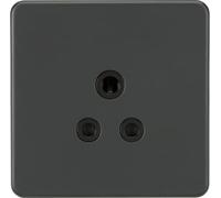 Screwless 5A Unswitched Socket - Anthracite