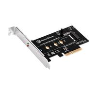 Screwless design M.2 PCIe NVMe SSD to PCIe x4 adapter card