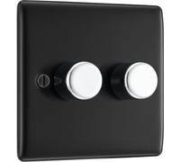 Screwless Flatplate Brushed Steel 45A Square Cooker Control Unit With Power Indicator FBS74-01