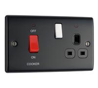 BG Nexus Flatplate Screwless Brushed Steel 3 Gang Triplex TV/FM/Satellite Socket - FBS67