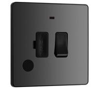 BG Screwless Flatplate Polished Chrome Unswitched 13A Fused Connection Unit - FPC54