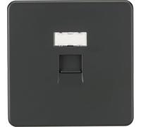 Knightsbridge Screwless RJ45 network outlet - Anthracite - SFRJ45AT