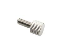 Screws 5pcs 304 Stainless Steel Thumb Screw M2 .5 M3, Knurl Flat Round Head Hand Tighten for Computer Case(8MM*M2)