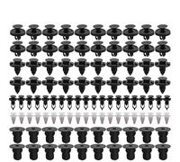 Screws Accessories 100X Car Trim Clips Push Pin Rivets 5 Sizes Bumper Hood Door Panel Fender Mud Flap Lining Fastener For Toyota For Corolla For RAV4 For Camry