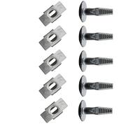 Screws Accessories 10PCS/SET Car Engine Undertray Fasteners Shield Clips Screws Clamp Cover Clip For Citroen For C2 2003-2010 2009 2008 2007 2006 2005 2004