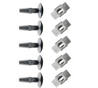 Screws Accessories 10PCS/SET Car Engine Undertray Fasteners Shield Clips Screws Clamp Cover Clip For Citroen For C4 2006-2013 2012 2011 2010 2009 2008 2007