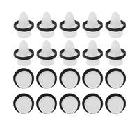 Screws Accessories 20pcs/lot Car Trim Panel Clips Door White For Ford Plastic Retainers With Sealer Ring Auto Accessories