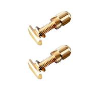 Screws and Bolt Set Replacement for Cartier Glasses Eyeglasses Sunglasses Frames Curved Rectangular Screw (Gold)