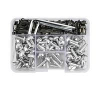 Screws Assortment Compatible With For VERSYS650 For NINJA300 155PCS Motorcycle Complete Fairing Bolts Kit Screws Nut Motorcycle Bolts Screw Kit