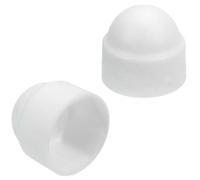 Screws Bolt Covers Caps,10/20/30 Pcs Hexagon Dome Caps for Bolts, Nuts & Screws - Push-Fit PE Plastic - M27(White,M27*41 * 57(10Pcs))
