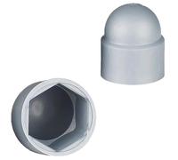 Screws Bolt Covers Caps,10/20/30 Pcs Hexagon Dome Caps for Bolts, Nuts & Screws - Push-Fit PE Plastic - M27(Grey,M27*41 * 57(30Pcs))
