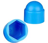 Screws Bolt Covers Caps,10/20/30 Pcs Hexagon Dome Caps for Bolts, Nuts & Screws - Push-Fit PE Plastic - M27(Blue,M27*41 * 57(20Pcs))