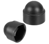 Screws Bolt Covers Caps,10/20/30 Pcs Hexagon Dome Caps for Bolts, Nuts & Screws - Push-Fit PE Plastic - M27(Black,M27*41 * 57(30Pcs))