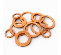 Screws City 27mm X 32mm X 2mm - Pack Of 100 - Din 7603 A - Metric Copper Sealing Washers Form A Flat Gasket Rings - E02B