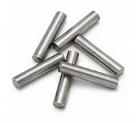 Screws City 3mm X 8mm - Pack Of 10 - Din 7 - Plain Steel Dowel Pins High Accuracy Parallel Pins For Machinery Tooling & Fixtures - B07B