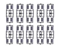 Screws clips part 10pcs Car Lower Door Weatherstrip Fixed Clips Auto Front Rear Plastic Seal Retainer Clip Fastener Accessories For BMW For X5 E53