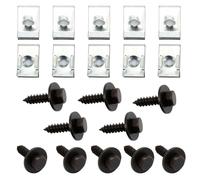 Screws clips part 20pcs Car Chassis Guard Screws Bolt Nut Dashboard Panel Fender Fastener Metal U-Type Clip For MINI R50/R52/R53/R55/R56/R57/R60