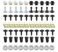 Screws clips part 70x Undertray Engine Under Cover Fixing Clips Exhaust Heat Shield Nut Washers Trim Panel Mud Flaps Screw For Audi A3 A4 A6 A8 TT