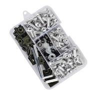 screws Compatible With For KX60 KX65 KX80 KX85 KX100 KX125 KX250 KX500 Motorcycle Screws Fairing Bolt Kit Body Screws Nut Kits