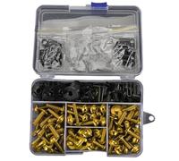 Screws Cowls Set Compatible With CBR600 For CBR400 For CBR900 The Motorcycle Fairing Bolts Screws Kit Nut Clips Aluminum Screw Connection Bolts Decoration