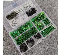 Screws Fairing Bolt Kit Compatible With Aprilia For Tuono V4 R Aprc 1100 Rr-Factory 660 Concept For Sx 50 Srv850 Sr Max300 Bodywork Screw Motorcycle Fairing Bolts Kit(Green)