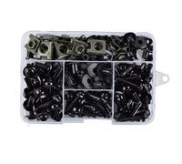 Screws Fairing Bolt Kit Compatible With Ducati 748 749 750 800 899 999 For EVO ST2 ST3 X For Diavel 696 916 996 848 Motorcycle Fairing Bolts Screws Kit Nut Clips(Black)