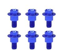 Screws Fairing Bolt Kit Compatible With For YZ450F 2008 2009 2010 2011-2023 For YZ125X 2017 2018 2019 2020-2023 Motorcycle M6*12 Screws Fork Guard For Bolt(Blue)