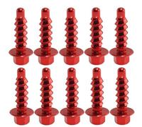 Screws Fairing Bolt Kit Compatible With SX For SXF XC XCF EXC EXCF XCW 10 PCS Dirt Bikes Self Tapping Parts Screw For Bolt Kit(Red)
