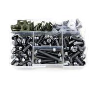 screws For Ninja650R Ninja250R ZZR600 ZX9R ZX11 Motorcycle Body Work Screws Mounting Washers Motorbike Bolts Nuts Kit