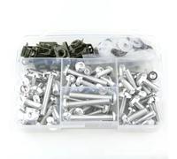 screws For Ninja650R Ninja250R ZZR600 ZX9R ZX11 Motorcycle Body Work Screws Mounting Washers Motorbike Bolts Nuts Kit