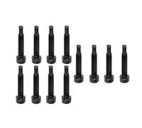 Screws, Iron Guitar Neck Mounting Screws 12Pcs Guitar Neck Mounting Screws Humbucker Pickup for Bass Parts Accessories (Black)