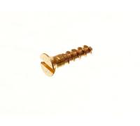 SCREWS No. 2 X 3/8 INCH SLOTTED CSK COUNTERSUNK SOLID BRASS (pack of 50)