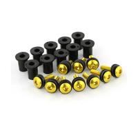 Screws Nuts For Daytona 600 650 675 675R 750 GPR125 RS4 50/125 Motorcycle Accessories Windscreen Windshield Wind Deflectors Bolt Kit Screw(GOLD)