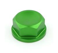 Screws Nuts Motorcycle Steering Stem Nut Fit For YZF-R6 1999-2020 FZ8 2011-2014 MT-09 2022(GREEN)