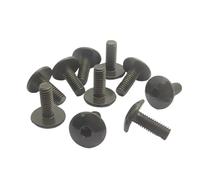 screws nuts Universal 10pcs Motorcycle Big For Flat Round Head Inner Hexagon Screw For Bolt M6 6mm M6X16 Motorbike Mechanical Parts