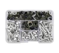 screws nuts Universal 177PCS For M5 M6 Motorcycle Fairing Bolts Kit Fastener Clips Screw Motorbike Fasteners Bolts Nut Clips Kit