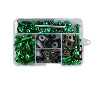 Screws nuts Universal 177pcs Motorcycle Aluminum Complete Fairing Bolts Kit Motorbike Fasteners Bolts Nut Clips Kit