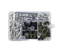 Screws nuts Universal 177pcs Motorcycle Aluminum Complete Fairing Bolts Kit Motorbike Fasteners Bolts Nut Clips Kit