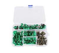 Screws nuts Universal 177pcs Screws Aluminum Windscreen Screws Colorful Fasteners Screws Set Motorcycle Fairing For Bolt Kit Motorcycle Modified Parts