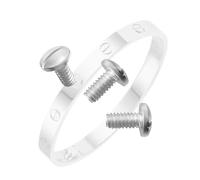 Screws Replacement for Cartier Love Bracelet Size16-19 3Pcs (Silver)