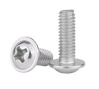 Screws Screw set 10-100pcs M1.4/M2/M2.5/M3/M4/M5/M6 Stainless Steel Phillips Truss Head Screws with Collar(M5x5mm)