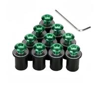 Screws Set Compatible With Suzuki For GSXR 600 750 1000 K1 K2 K3 K4 K5 K6 K7 K8 K9 K11 5mm 10PCS Motorcycle Windscreen Windshield Bolts Screws Nut Fastener