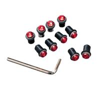 Screws Set For CBR600RR For CBR1000RR For CBR900RR VFR 10pcs M5 Motorcycle Aluminum Fairing Windshield Screen Nut Bolt Screw Kit Set+Allen Key