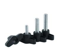 Screws Thumb Screws 5pcs Hand Screw Plastic Head Z-Shaped Handle Wrapped with Glue Bolt