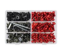 screws Universal 253PCS M6 For M5 Motorcycle Fairing Bolts Kit Fastener Clips Motorbike Washers Nuts Screws Assortment