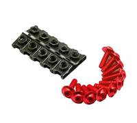 Screws Washers Assortment Compatible With CBR600F2 For CBR600F3 For CBR600F4 10pcs 6mm Motorcycle Body Fairing Bolts Spire Fastener Clips Screw Bolots Nuts