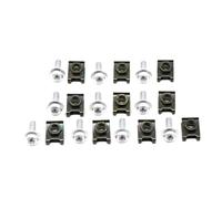 Screws Washers Assortment Compatible With For V-MAX1200 For FZ-1N For FZ-6N 10pcs 6mm Motorcycle Body Fairing Bolts Spire Fastener Clips Screw Bolots Nuts