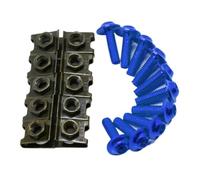 Screws Washers Assortment Compatible With For V-MAX1200 For FZ-1N For FZ-6N 10pcs 6mm Motorcycle Body Fairing Bolts Spire Fastener Clips Screw Bolots Nuts