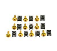 Screws Washers Assortment Compatible With For V-MAX1200 For FZ-1N For FZ-6N 10pcs 6mm Motorcycle Body Fairing Bolts Spire Fastener Clips Screw Bolots Nuts