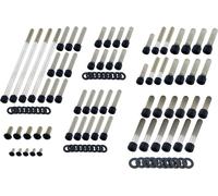 Screws4Bikes Bolt sets HD Touring/FXR 87- TOURING 2007-2016 BLACK